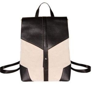 ❤️Deux Lux Canvas PU backpack bag EUC Mint!